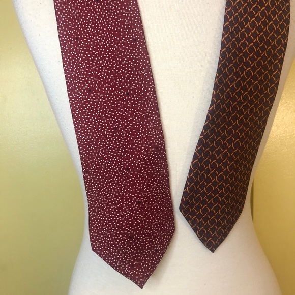 Oscar de la Renta and Christian Dior Luxury traditional  silk ties. - Picture 2 of 16